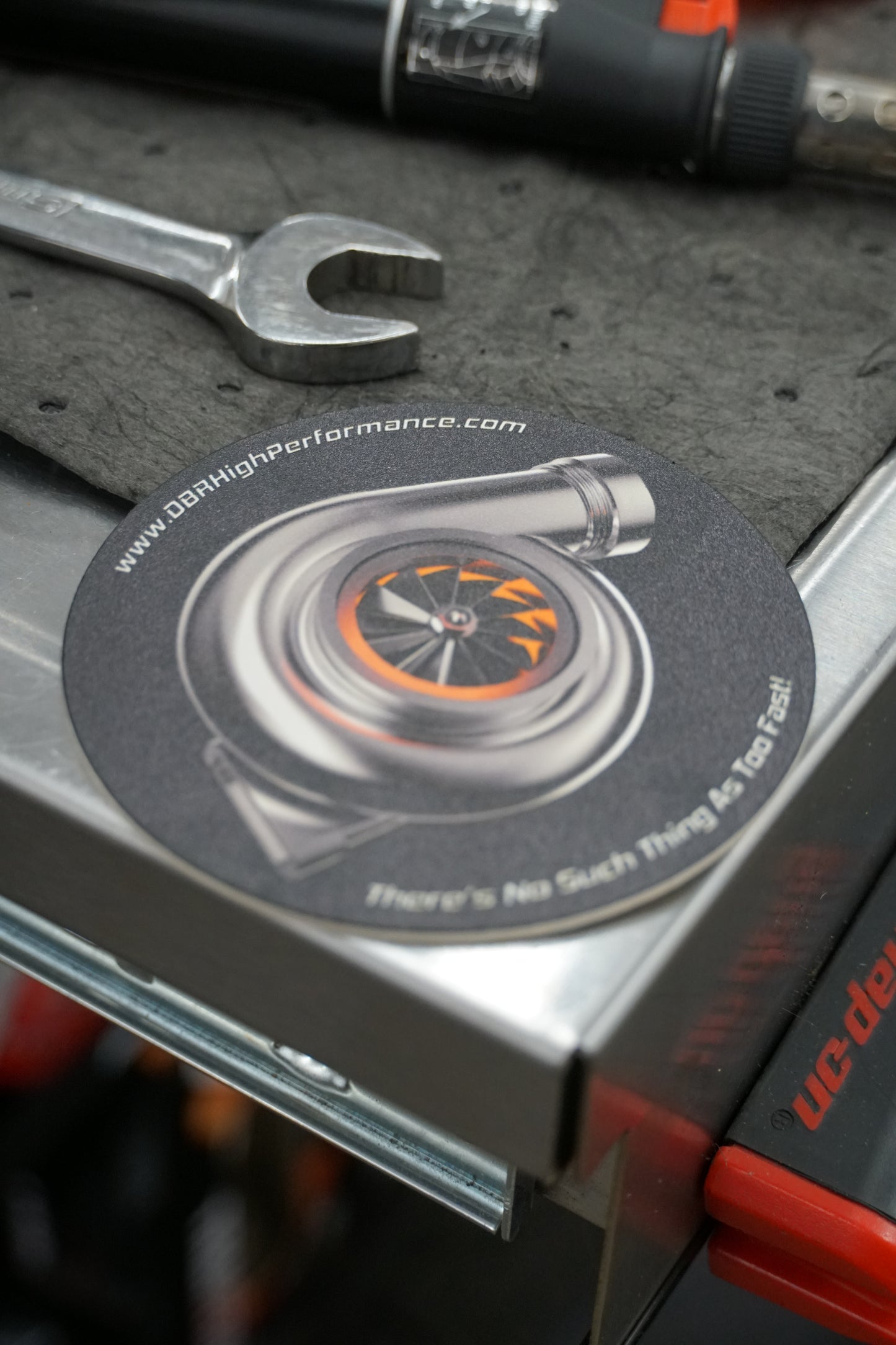 Turbo Drink Coasters - (pack of 2) "There's No Such Thing as too Fast"