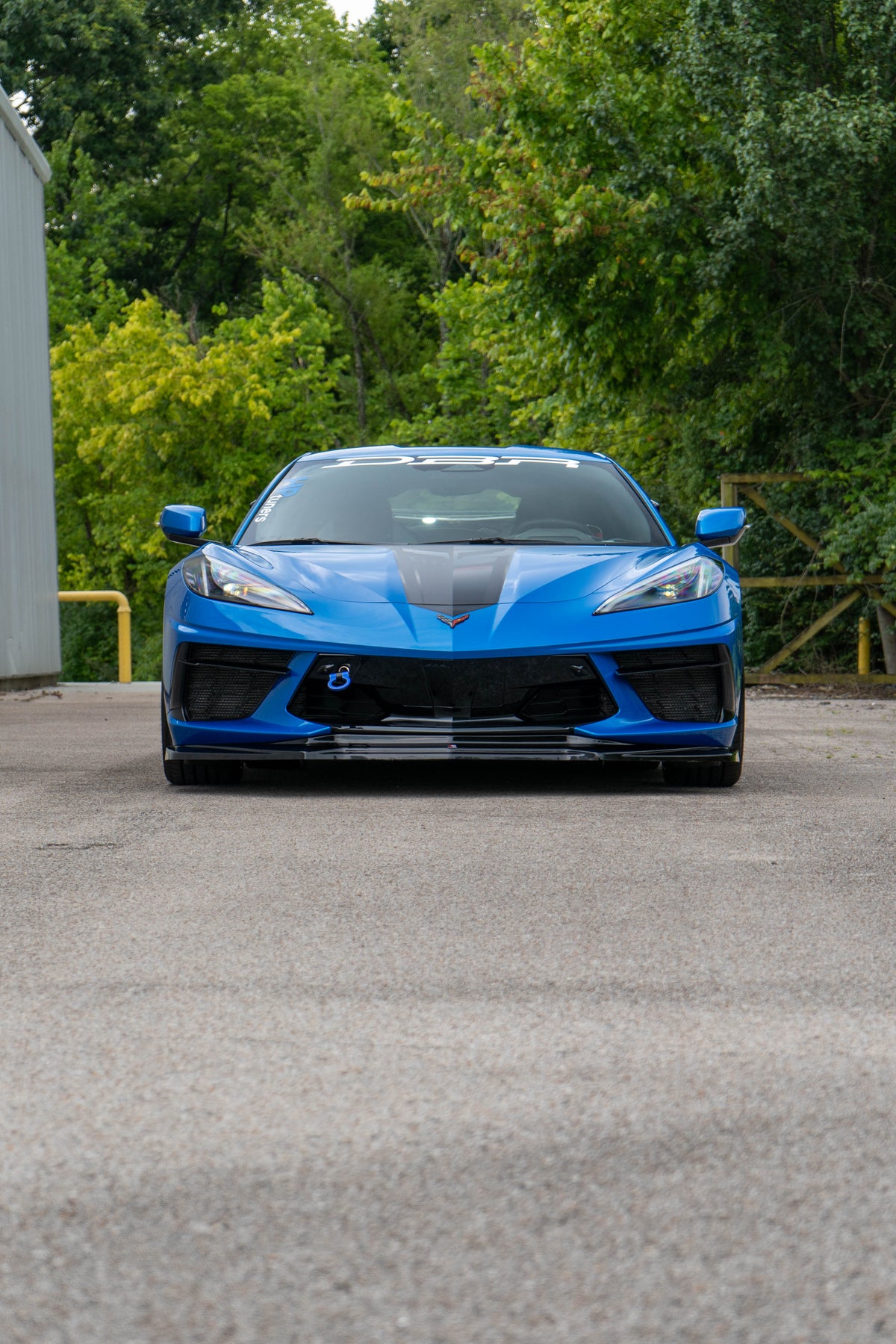C8 Corvette engine bay detail