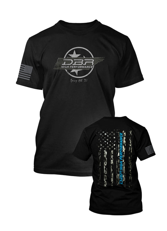 DBR - "TN State U.S. Flag" T-Shirt