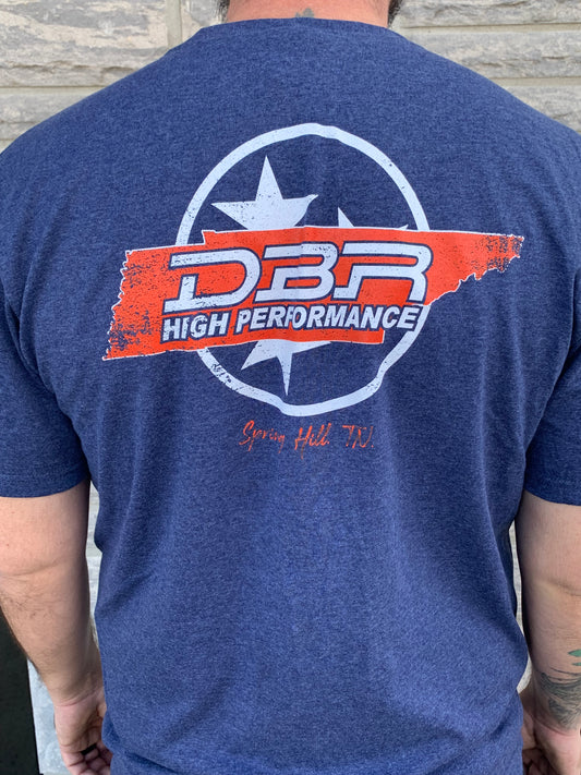 DBR - TN State Shirt - Team Heather Navy T-Shirt