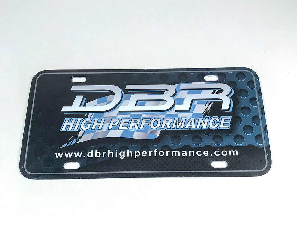 Dbpr Sticker DBR - License Plate Insert – DBR High Performance