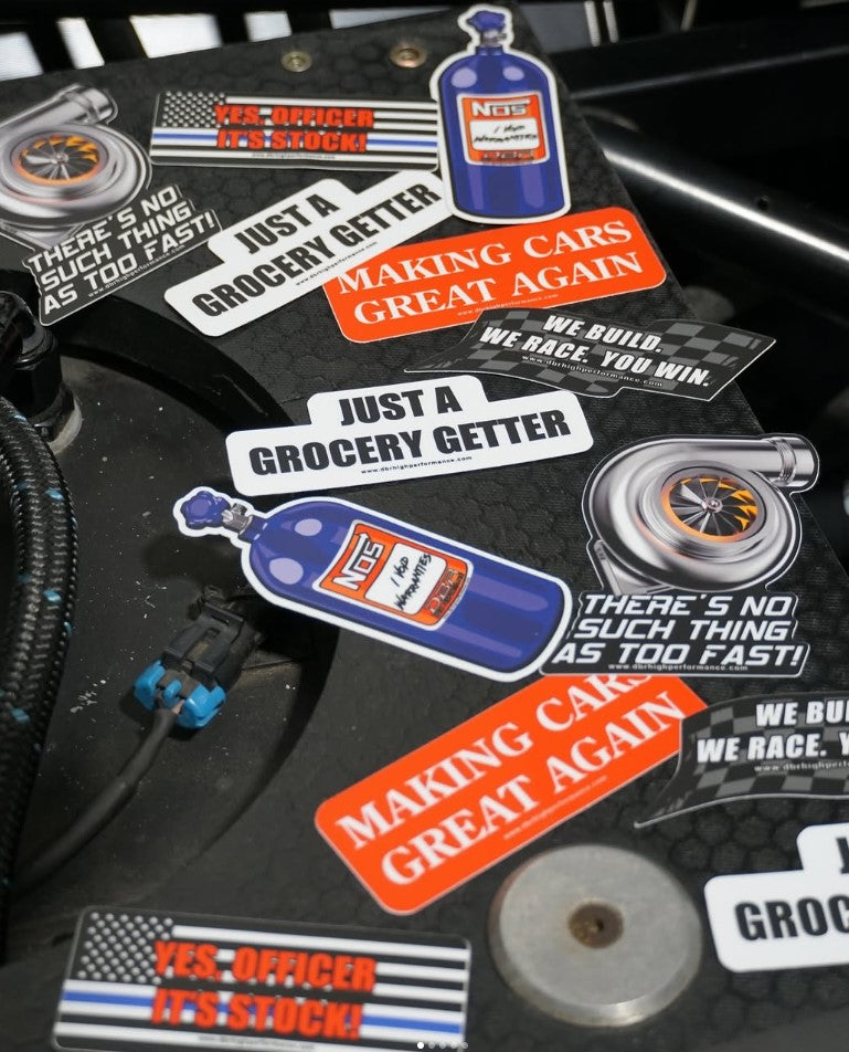 High Performance Sticker DBR - Sticker (Pack of 6) – DBR High Performance